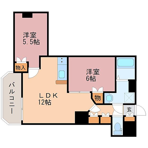 同じ建物の物件間取り写真 - ID:209005559092