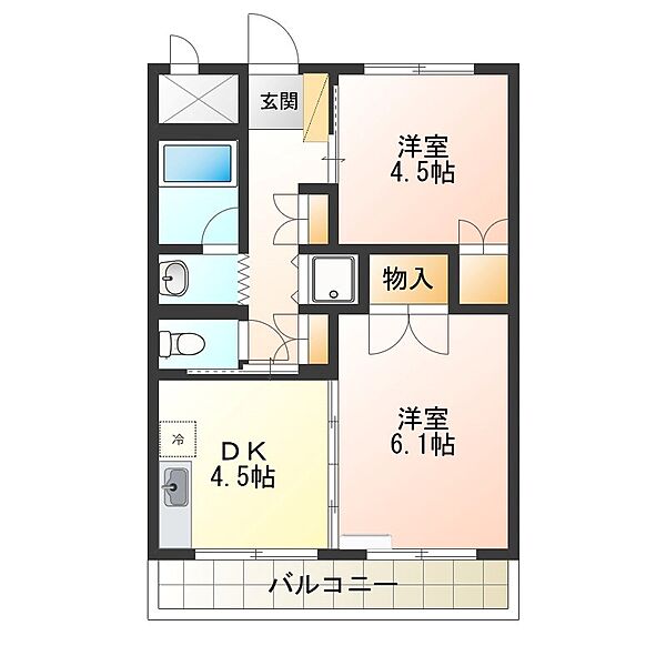 同じ建物の物件間取り写真 - ID:209005682929