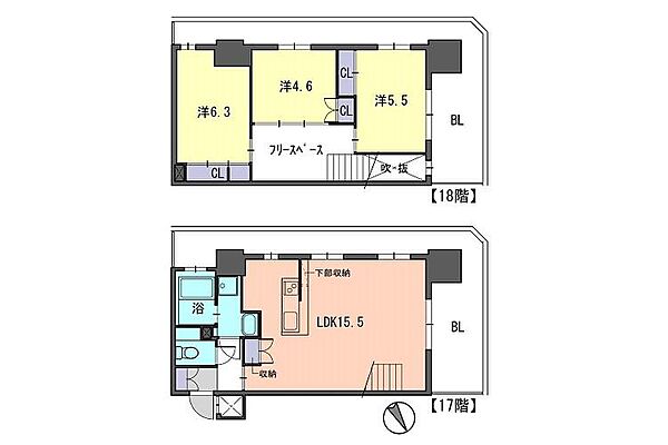 同じ建物の物件間取り写真 - ID:240028245522