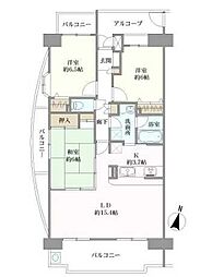 間取図画像 3LDK