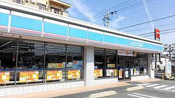 【コンビニエンスストア】ローソン　大山崎鏡田店まで491ｍ