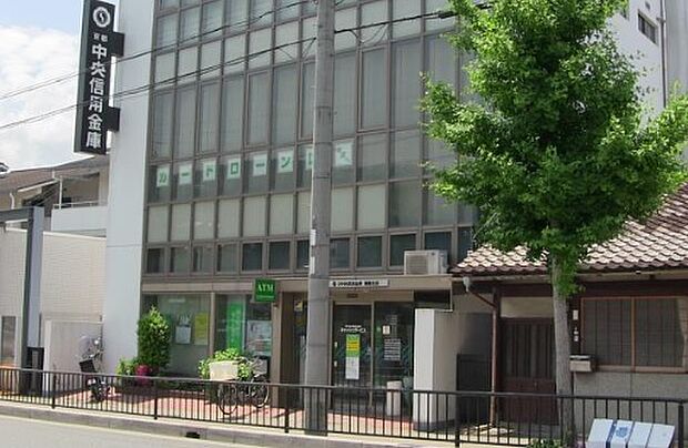 【銀行】京都中央信用金庫御陵支店まで385ｍ