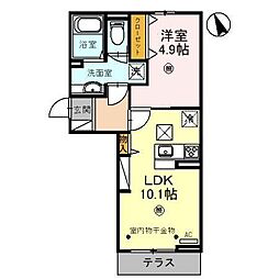 間取図画像 1LDK