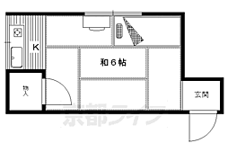 ヨシカワアパートメンツ 1Kの間取図画像