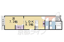 ピーターパン 1LDKの間取図画像