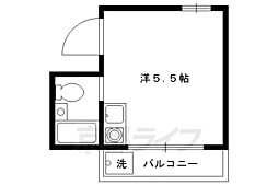 カーナハイツ ワンルームの間取図画像