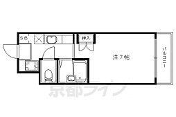 メゾン・ド・ルポーゼ 1Kの間取図画像