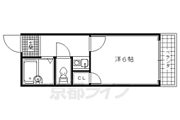 ステージ87 1Kの間取図画像