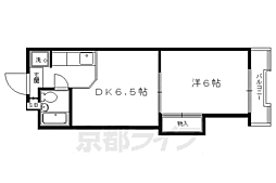 ヴィラビアンカ3 1DKの間取図画像