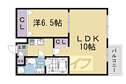 プレサンスNEO京都烏丸 1LDKの間取図画像