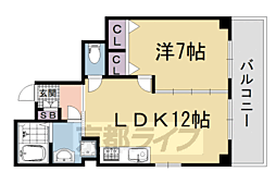 メゾンドココ 1LDKの間取図画像