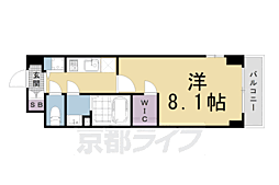 ESPLACEKYOTORAKUNAN 1Kの間取図画像