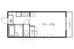 Village岩倉 1Kの間取図画像