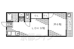 渋谷マンション 1LDKの間取図画像