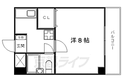 メゾンジョア 1Kの間取図画像