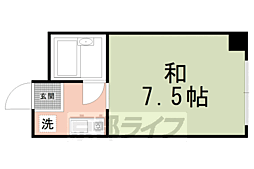 セントガーデン 1Kの間取図画像