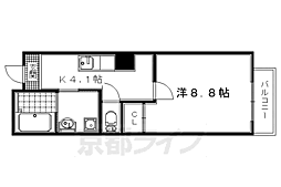 サン・グリーン・ハウス 1Kの間取図画像