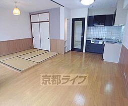 JR山陰本線 二条駅 徒歩10分の賃貸マンション 3階1LDKのリビング/ダイニング