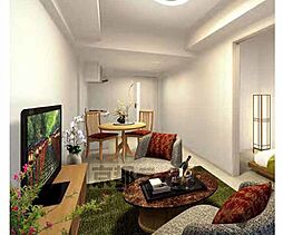 ソルテラス京都ＪＵＪＯ華 7階1LDKのリビング/ダイニング