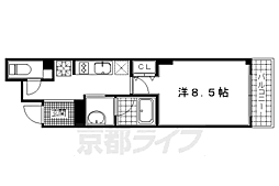 京阪本線 伏見桃山駅 徒歩14分の賃貸マンション 1階1Kの間取り