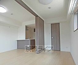 阪急京都本線 西院駅 徒歩15分の賃貸マンション 4階1LDKのリビング/ダイニング