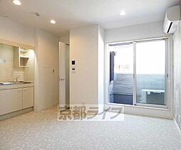 京阪本線 丹波橋駅 徒歩10分の賃貸アパート 3階ワンルームのリビング/ダイニング