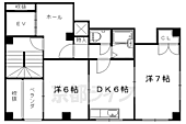 京都市中京区西ノ京北壺井町 6階建 築34年のイメージ