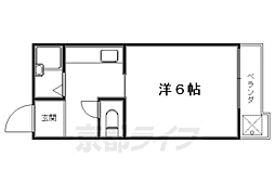 D'Sリンクス 1Kの間取図画像