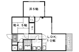 ガーデンスクエア瀬田 2LDKの間取図画像