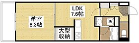 フラットリア春日  ｜ 広島県福山市春日町1丁目（賃貸マンション1DK・5階・38.73㎡） その2