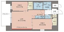 プレジオ尾久EURO 2LDKの間取図画像