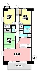 間取図画像 3LDK