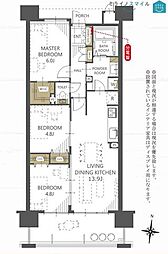 間取図画像 3LDK