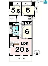 間取図画像 3LDK