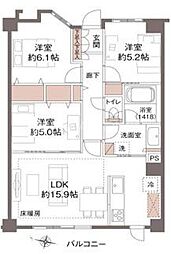 間取図画像 3LDK