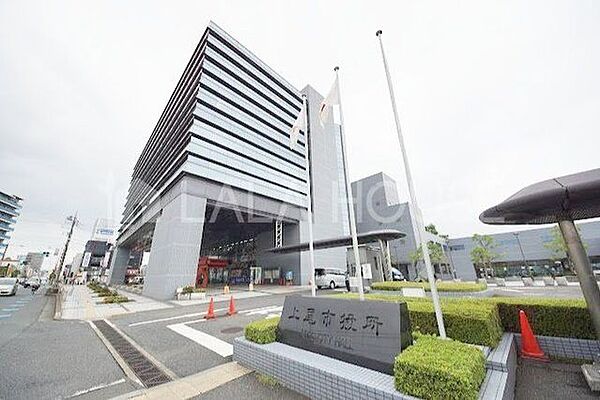 上尾市役所 徒歩11分。 840m