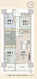 アドグランデ大宮宮原 3LDKの間取図画像