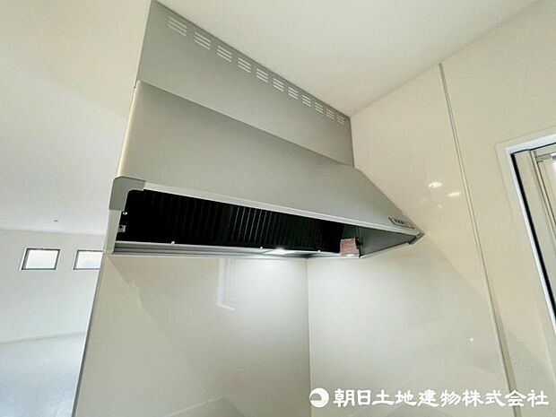 風の影響を受けずに安定した排気が可能なレンジフード