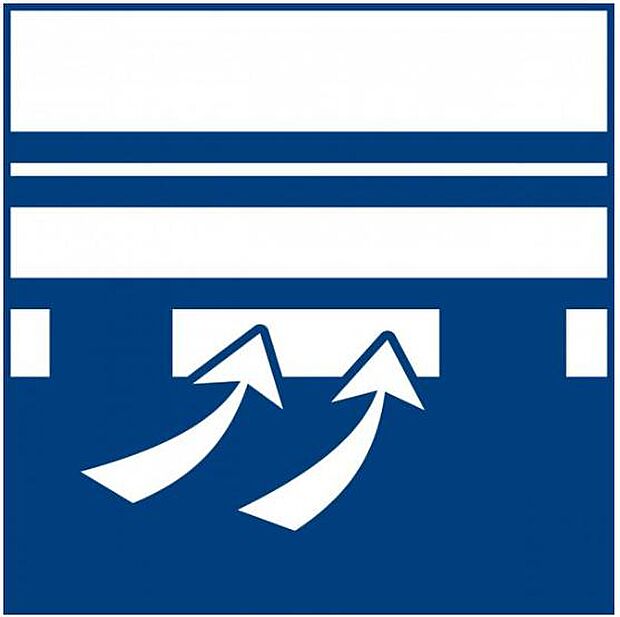 基礎コンクリートと土台木材の間に隙間を設け、床下の通気を確保し土台の腐食を防ぐ工法です。