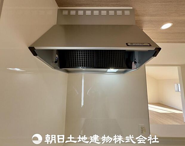 風の影響を受けずに安定した排気が可能なレンジフード