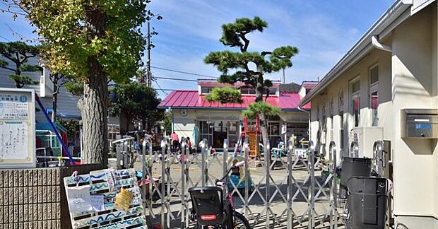 【キディ腰越保育園】約540mお子さまが成長しても暮らせそうファミリー世帯が多く住むエリアのため、保育園や幼稚園が複数あるのはさらに嬉しい