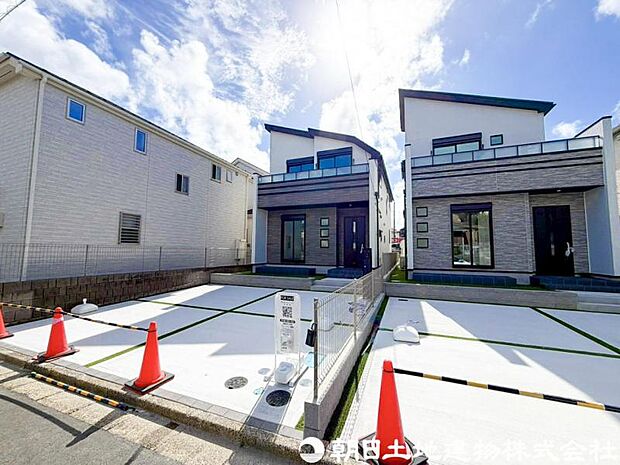 【外観】見るたびに心躍るデザインが魅せる住まいにわくわくします