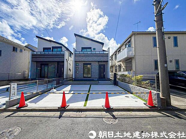 【外観】見るたびに心躍るデザインが魅せる住まいにわくわくします