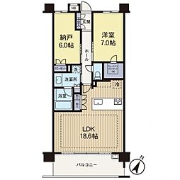 間取図画像 1SLDK