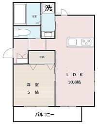 ＳＫＹ板橋本町 3階1LDKの間取り