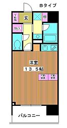 パークキューブ板橋本町 ワンルームの間取図画像
