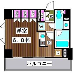 COMFORIA大山 ワンルームの間取図画像