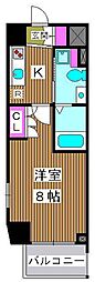 プラウドフラット板橋本町 1Kの間取図画像