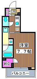 ZOOM板橋大山 1Kの間取図画像