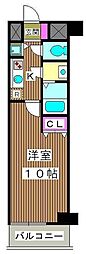 スカイコート板橋五番館 1Kの間取図画像